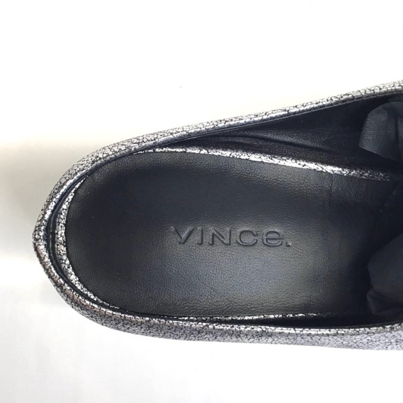 Vince Women's Metallic Silver Pointed-Toe Shoes - Picture 4 of 7